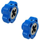 AO&S スルッとナット 小型 全ねじカッター (2個セット)修正トリマ W3/8 市販のφ25mm刃と交換可(2個)