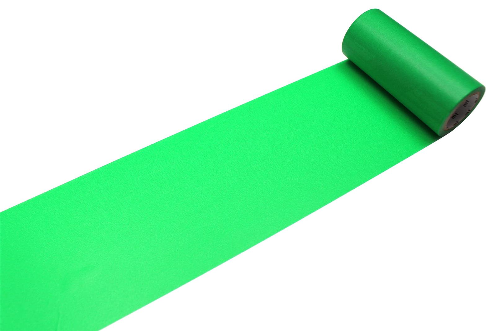 カモ井加工紙(Kamoi Kakoshi) mt マスキ ングテープ 1P グリーン 100mm幅x7m巻 MT10W182