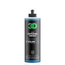 【3D Car Care】セ ラミックシャンプー 洗車 コーティング車対応 泡立ち 潤滑性 洗車剤 簡単 クリーナー 洗車用品 車用 ボディ ガラス タイヤ