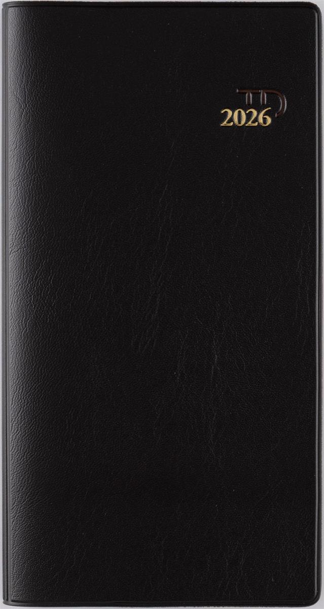 77 ニューダイアリー2 手帳 高橋書店 2026年版 茶 ウィークリー 手帳判