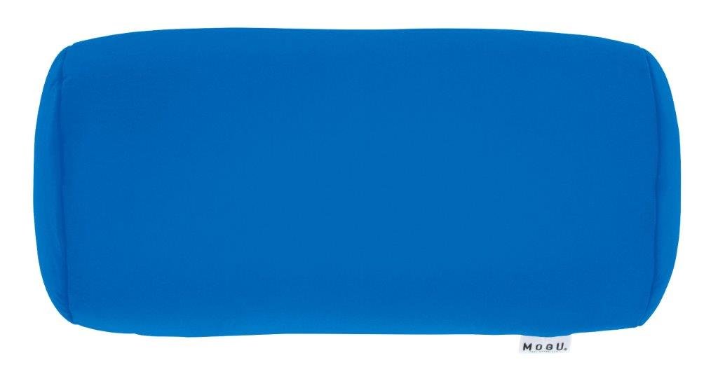 MOGU(モグ) ポジショニングに便利な筒型クッション 日本製 身体が求めるビーズクッション へたりにくい パウダービーズ使用 小型(約38x15x15cm) ブルー 介護 多用途 褥瘡予防 体位変換 寝たきり 車椅子