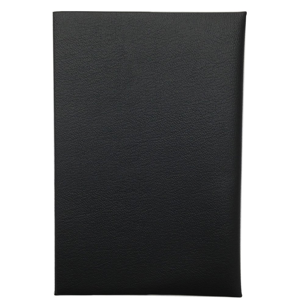 コンサイス ブックカバー 皮革調 No.10 A5 変形 黒 324010