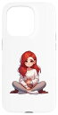 i Phone 15 Pro アニメ湯たんぽを持つ少女 スマホケース