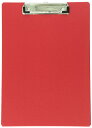 ナカバヤシ クリップボード A4 E型 バインダー レッド QB-A401-R
