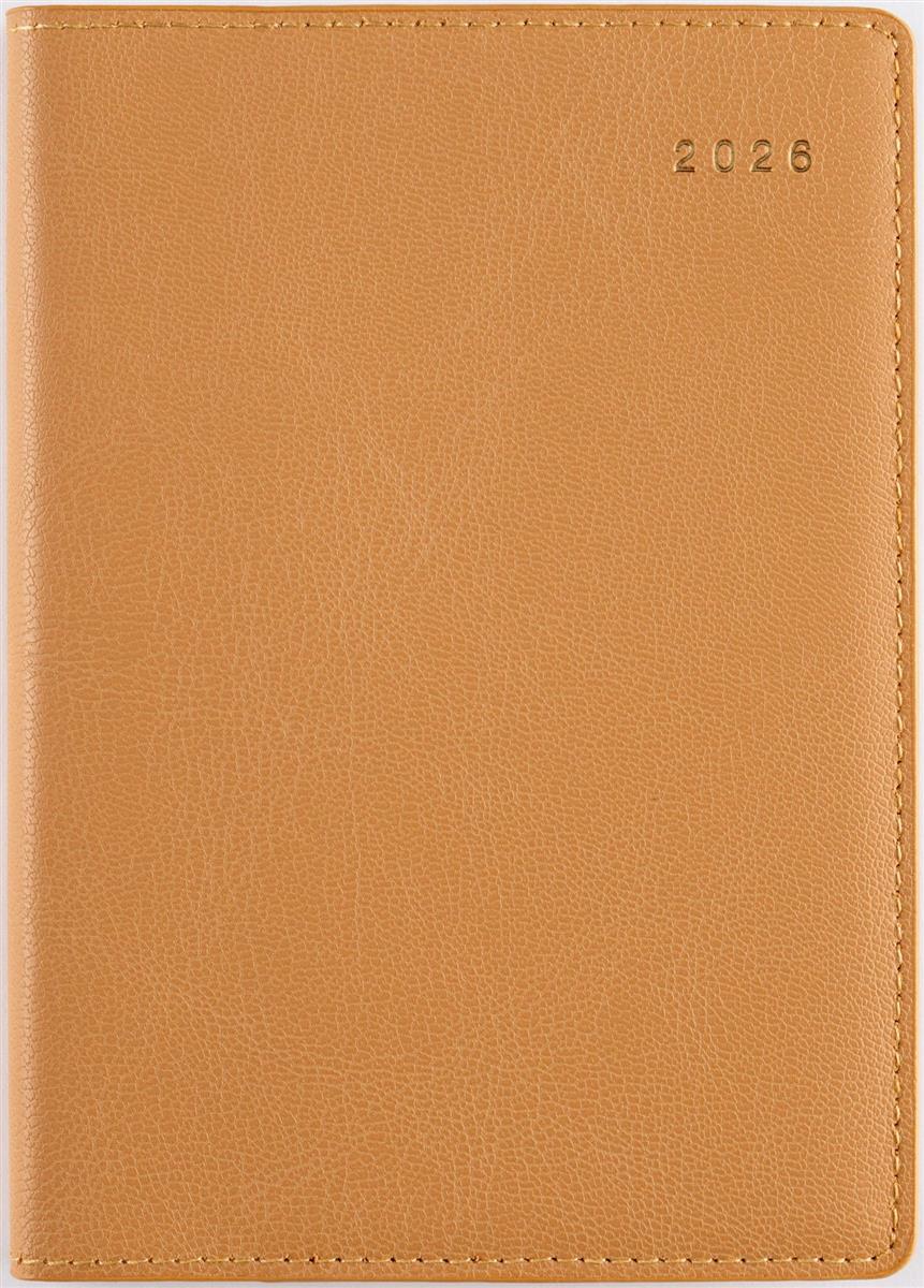 213 リシェル3 手帳 高橋書店 2026年版 ミルクキャラメル ウィークリー A6判