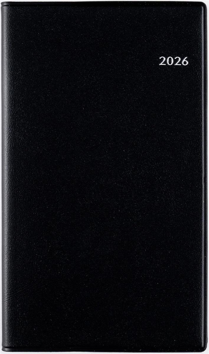 130 ニューダイアリーミニ4 手帳 高橋書店 2026年版 黒 ウィークリー 手帳判