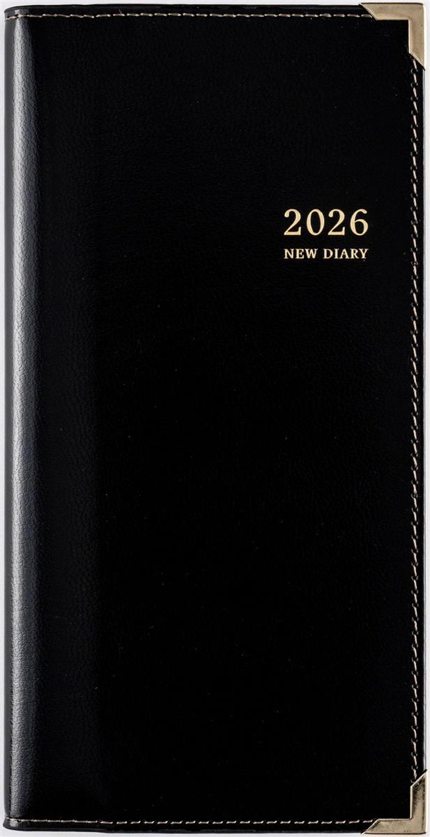 73 ニューダイアリー1 手帳 高橋書店 2026年版 黒 ウィークリー 手帳判