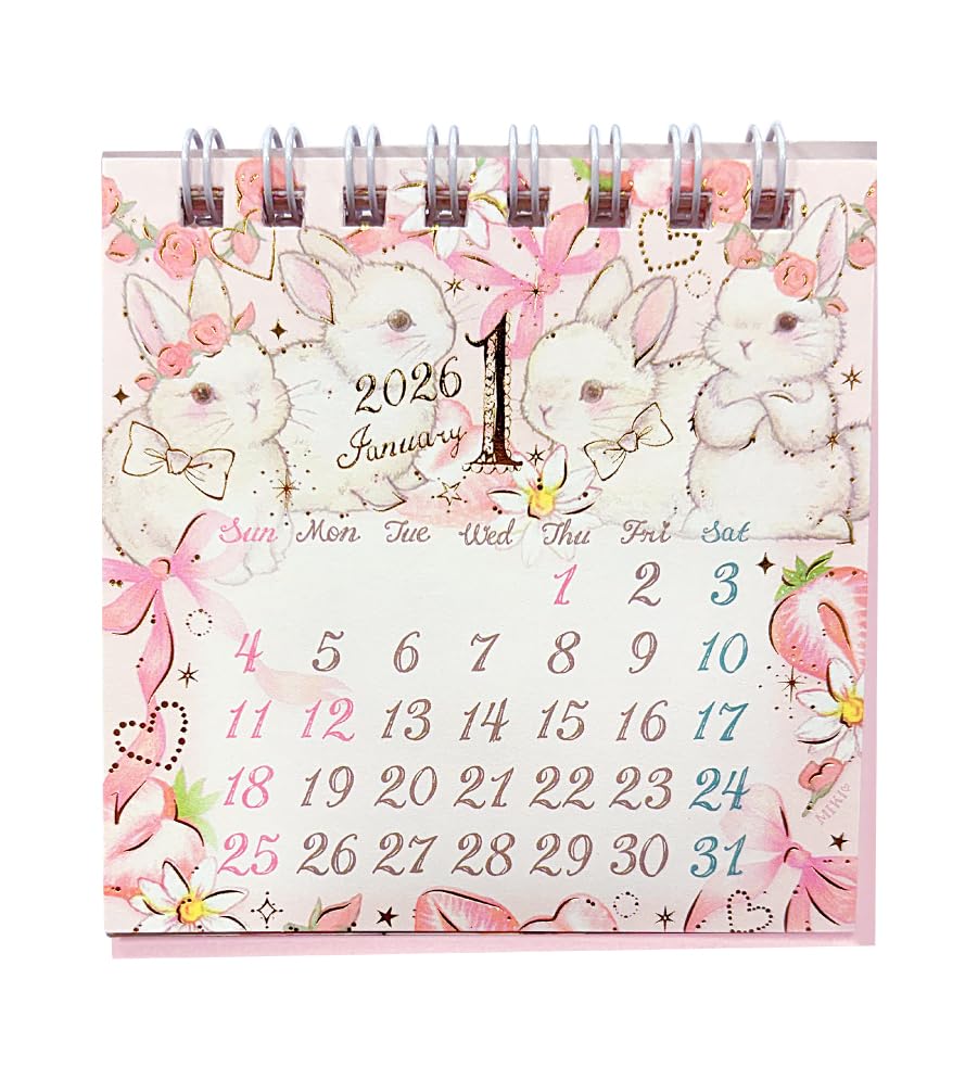 クローズピン たけいみき 2026年 カレンダー 卓上 ミニ CL95696