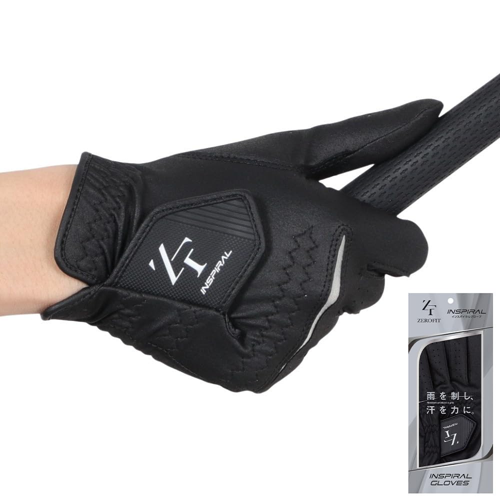 【ZEROFIT】インス パ イ ラ ルグローブ/ゴルフグローブ ゴルフウェア グローブ 滑りにくい グリップ 両手用