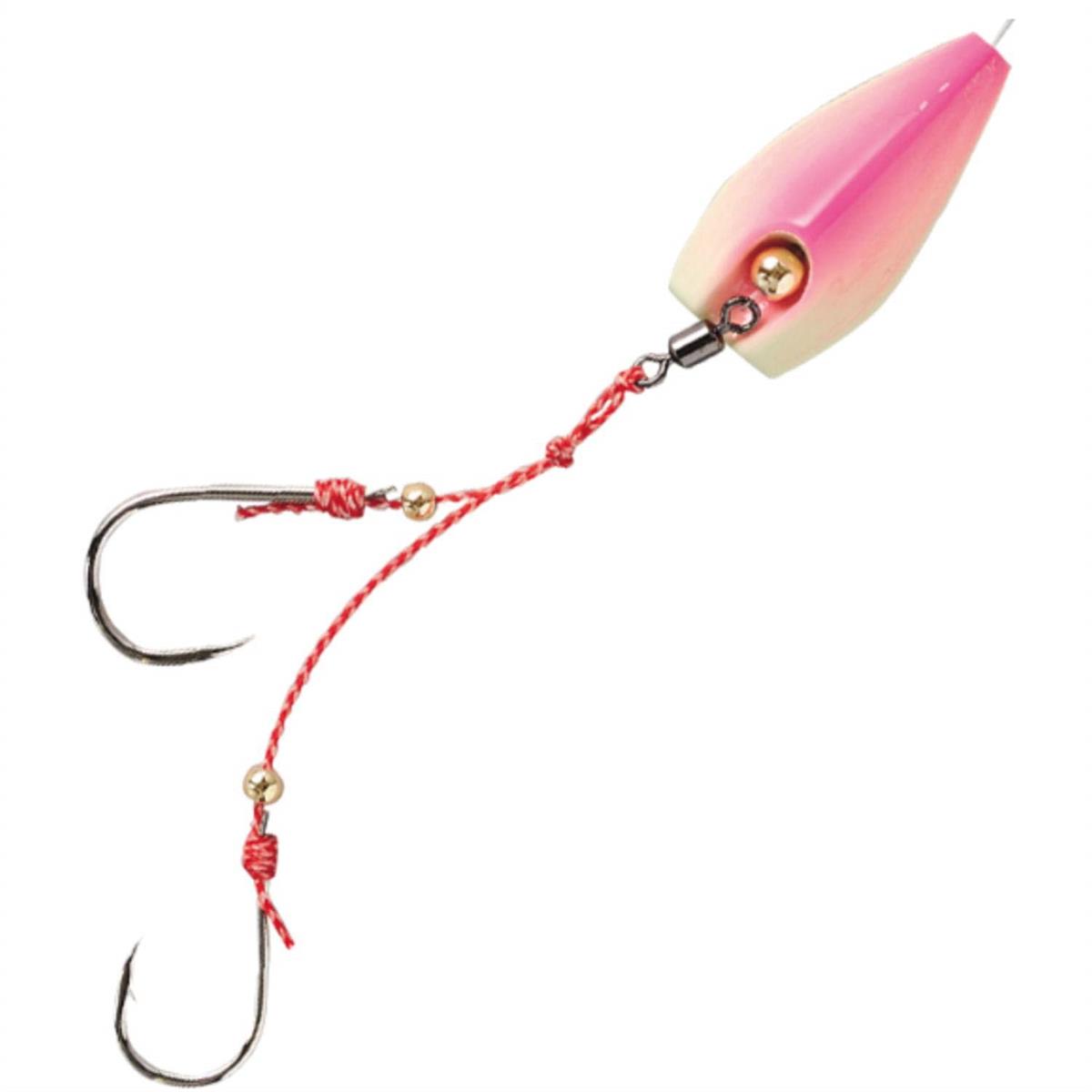 ハヤブサ(Hayabusa) 無双真鯛 貫撃遊動テンヤ SE105 15号 14-12 3 ピンクグロー