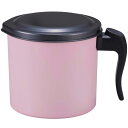 竹原製缶(Takecan) 油こし器 リグランテ オイルポット ピンク 1.0L 日本製 ふっ素加工 耐熱 小さい 小型 ステンレス ミニ スリム おしゃれ 濾...