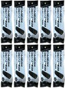 【まとめ買い】10本セット 粘着スペアテープ ブラック 90周巻x幅約160mm 強粘着 両端の切込みでカット