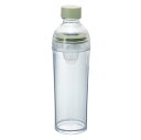 HARIO(ハリオ) フィルターインボトル ポータブル スモーキーグリーン 樹脂製 縦横 400ml 茶こし付き プレゼント ギフト 贈り物 FIBP-40-S...