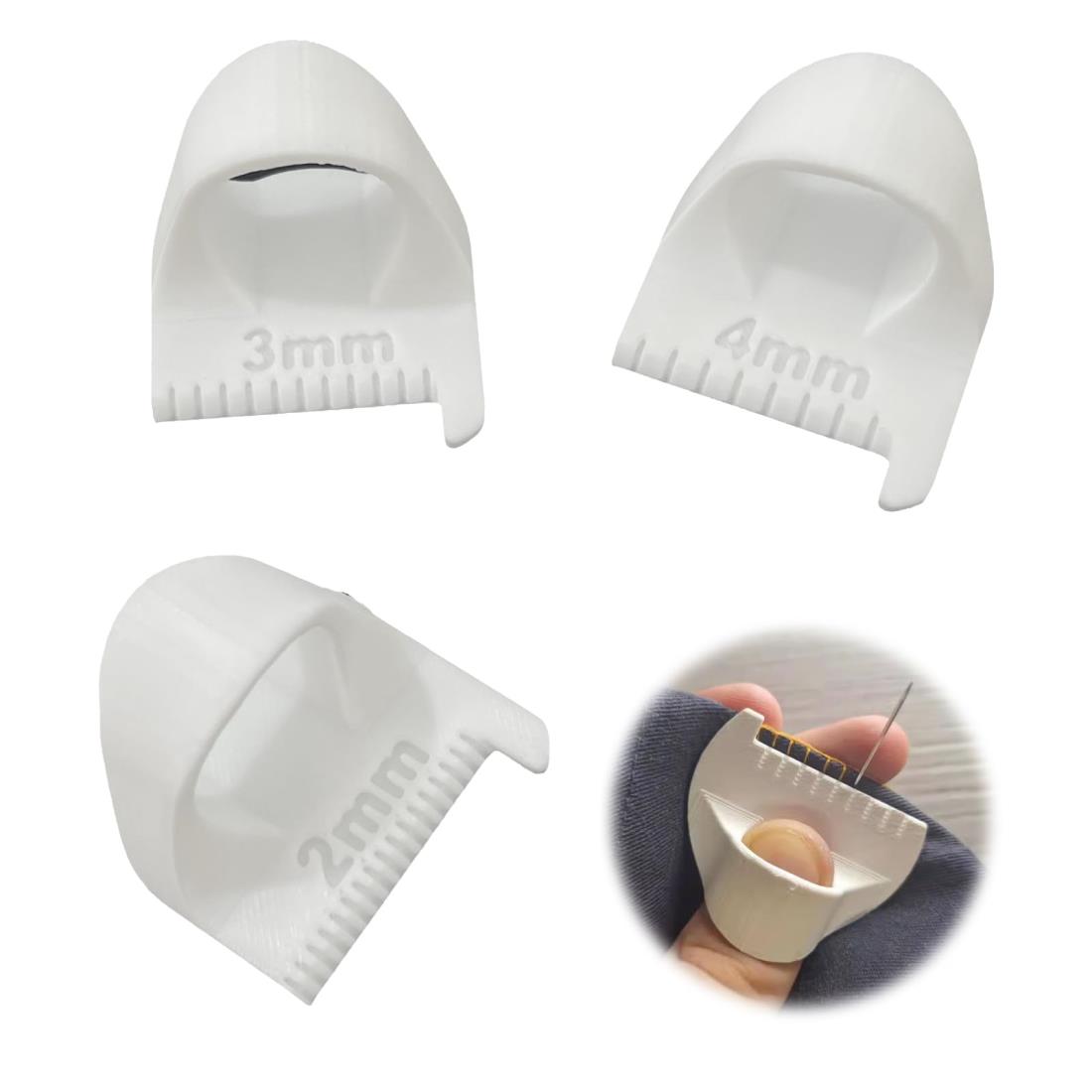 EsiFare 手縫い縫い目ガイド【3点セット】裁縫テンプレート定規 縫い目ガイドルーラー スケールを備え..