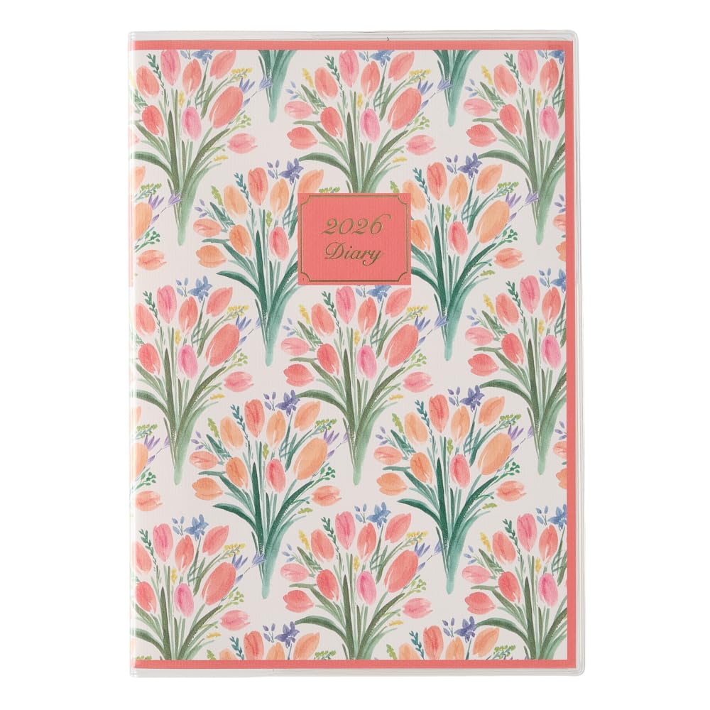 能率 ペイジェム 日記 2026年 A5 メモリー リュミエール チューリップ 8623 (2026年 1月始まり)