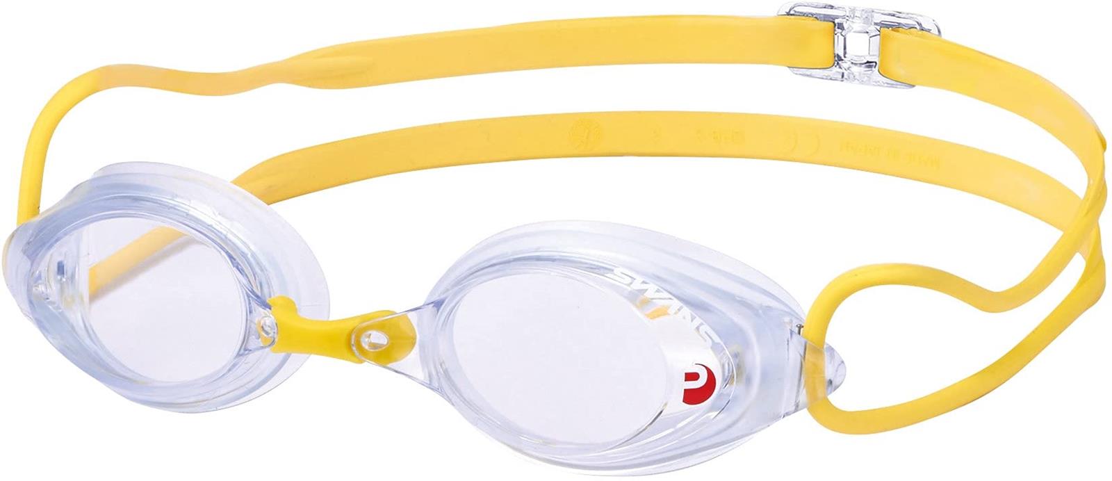 スワンズ 日本製 スイミングゴーグル SRX-NPAF CLA クリア レーシング クッション付 Fina認証済み