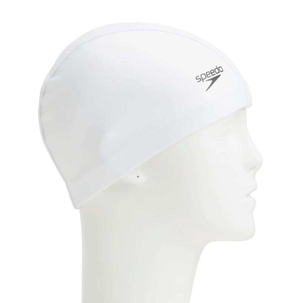 Speedo(スピード) スイムキャップ Tricot Cap トリコットキャップ 水泳 ユニセ ックス SE12070 ホワイト FREE