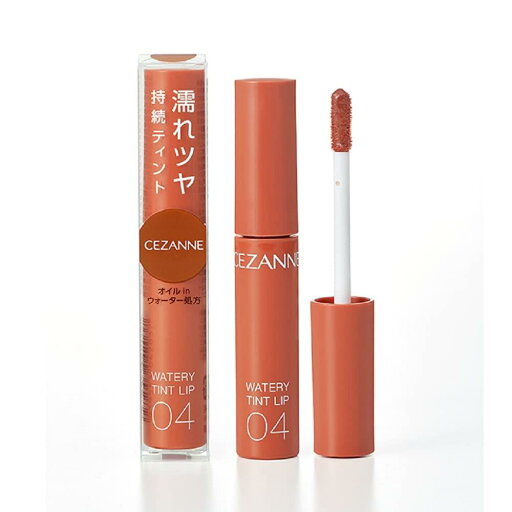 セザンヌ ウォータリーティントリップ04 キャメルオレンジ 4.0g ティント処方 ツヤ長時間持続 セザンヌ ウォータリーティントリップ04 キャメルオレンジ 4.0g ティント処方 ツヤ長時間持続