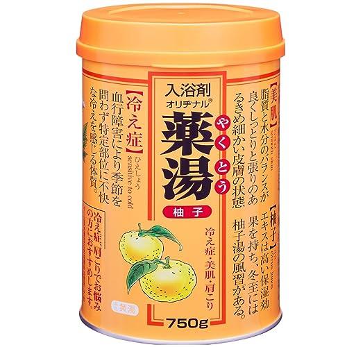 オリヂナル 薬湯 入浴剤 柚子 750g