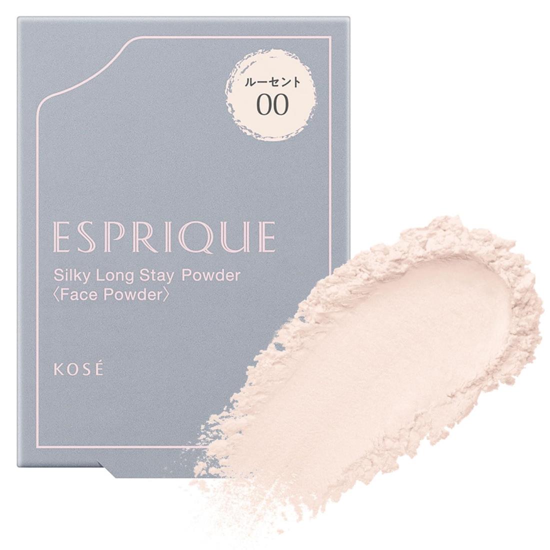 ESPRIQUE(エスプリーク) シルキーロングステイ パウダー 00 ルーセント 6g 詰めかえ用 フェイスパウダー ツヤ 毛穴 しっとり