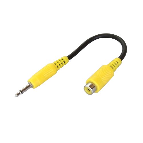 RCA ピンプラグ⇔ミニプラグ φ3.5mm に！変換ビデオケーブル（映像用）AD-515 Camera