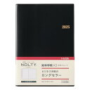 能率 NOLTY 手帳 2025年 A5 ウィークリー 能率手帳 月間ブロック 黒 6226 (2024年 12月始まり)