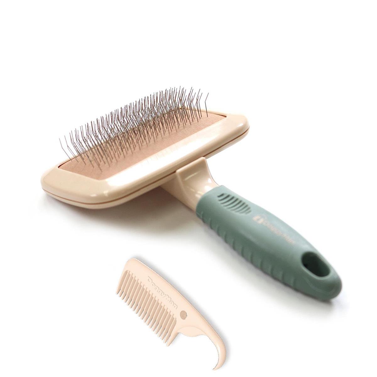 ドギーマン ペット美容室 角型スリッカーブラシ S 犬、猫