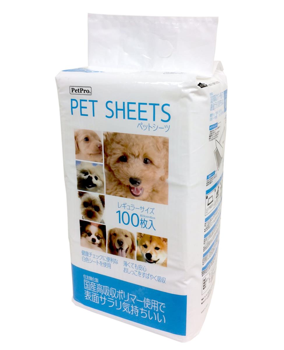 ペットプロ ペットシーツレギュラー 100枚入