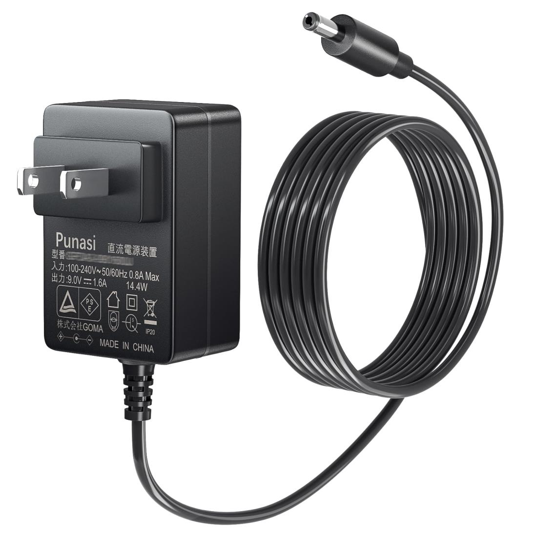 Punasi 9v acアダプター PSE認証 9v アダプター brother ブラザーP-タッチ用のACアダプター dc 9v アダプター ピータッチキューブ PT-E100 PT-D200 PT-D210 PT-2030VP PT-1290 PT-1880 PT-300BT 交換用電源チャージャ Pタッチキューブ ピータッチ