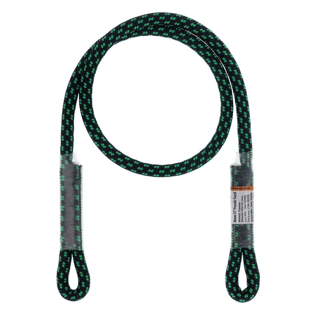 GM CLIMBING 8mm 76cm ダブルブレード アイツーアイ プルージックコード グリーン