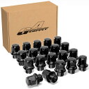 GAsupply 『トヨタ』純正タイプ 車用ホイールナット M12 x P1.5 平面座 21HEX 長さ37mm スチール製 ショート レーシングナット 20...