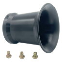 shymie エアファンネル キャブレター キャブレタークリーナー バイク パーツ メンテナンス アルミ 直径50mm 高さ75mm 黒 ブラック 1個セット