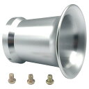 shymie エアファンネル キャブレター キャブレタークリーナー バイク パーツ メンテナンス アルミ 直径50mm 高さ75mm 銀 シルバー 1個セット
