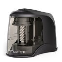 STAGEEK 電動鉛筆削り 6〜8mm対応 USB・電池式両用 高速&安全ストッパー付き 色鉛筆・2B/No.2鉛筆対応 大容量削りカスボックス・コンパクト設...