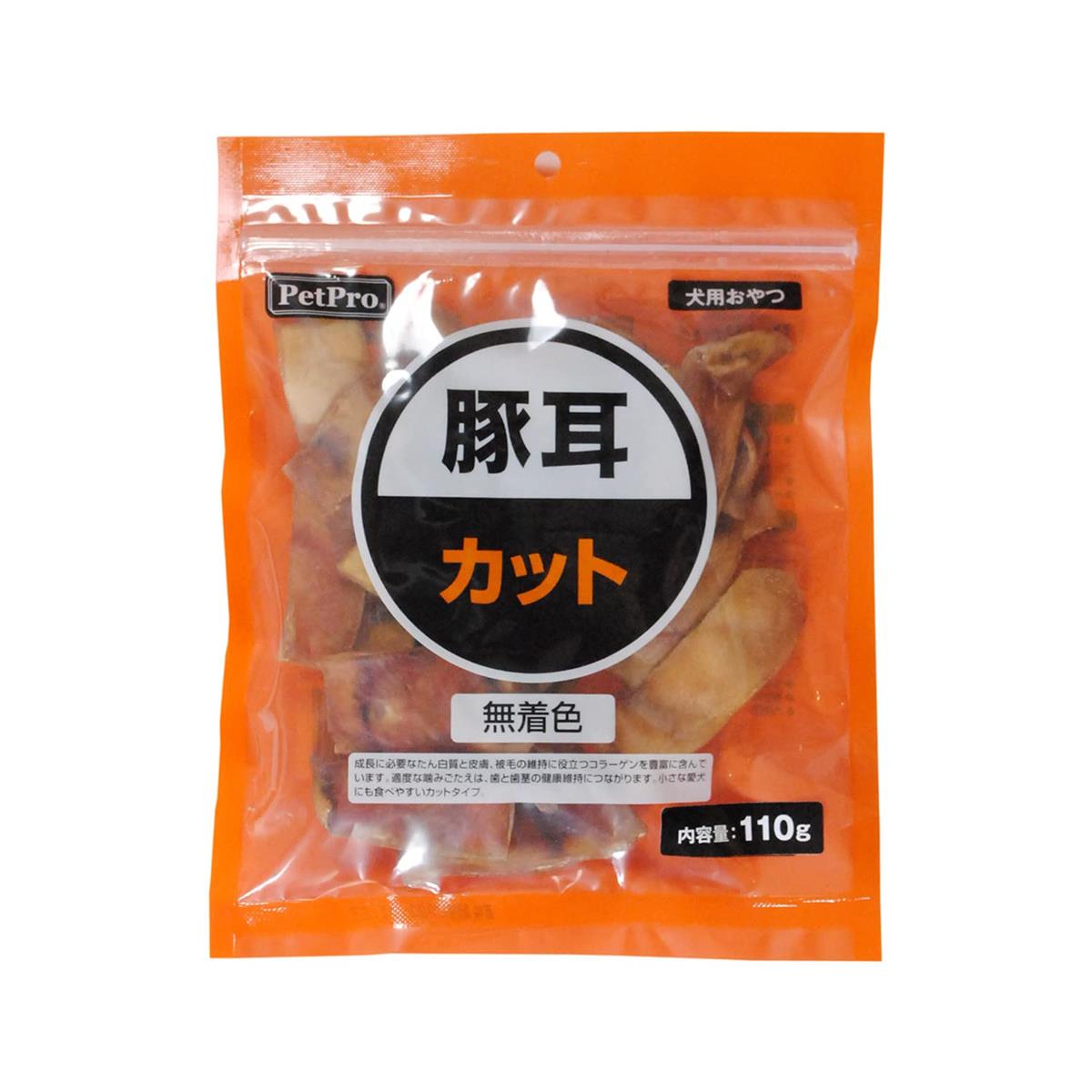 ペットプロ 豚耳カット 110g