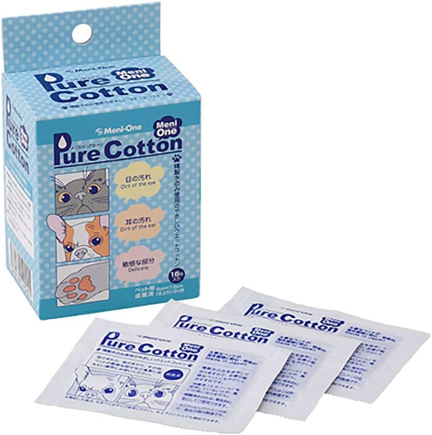 メニワン コットン Pure Cotton 犬猫用 1枚入り×16包