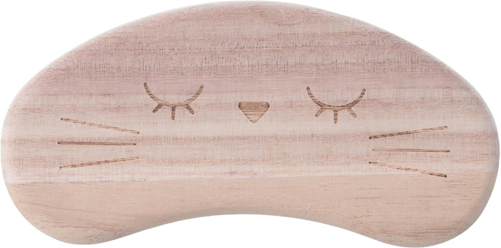 不二貿易 猫のひげケース 思い出ケース メモリアルケース 桐製 お守り 形見 乳歯や歯の保存ケース ビーンズ型 29994