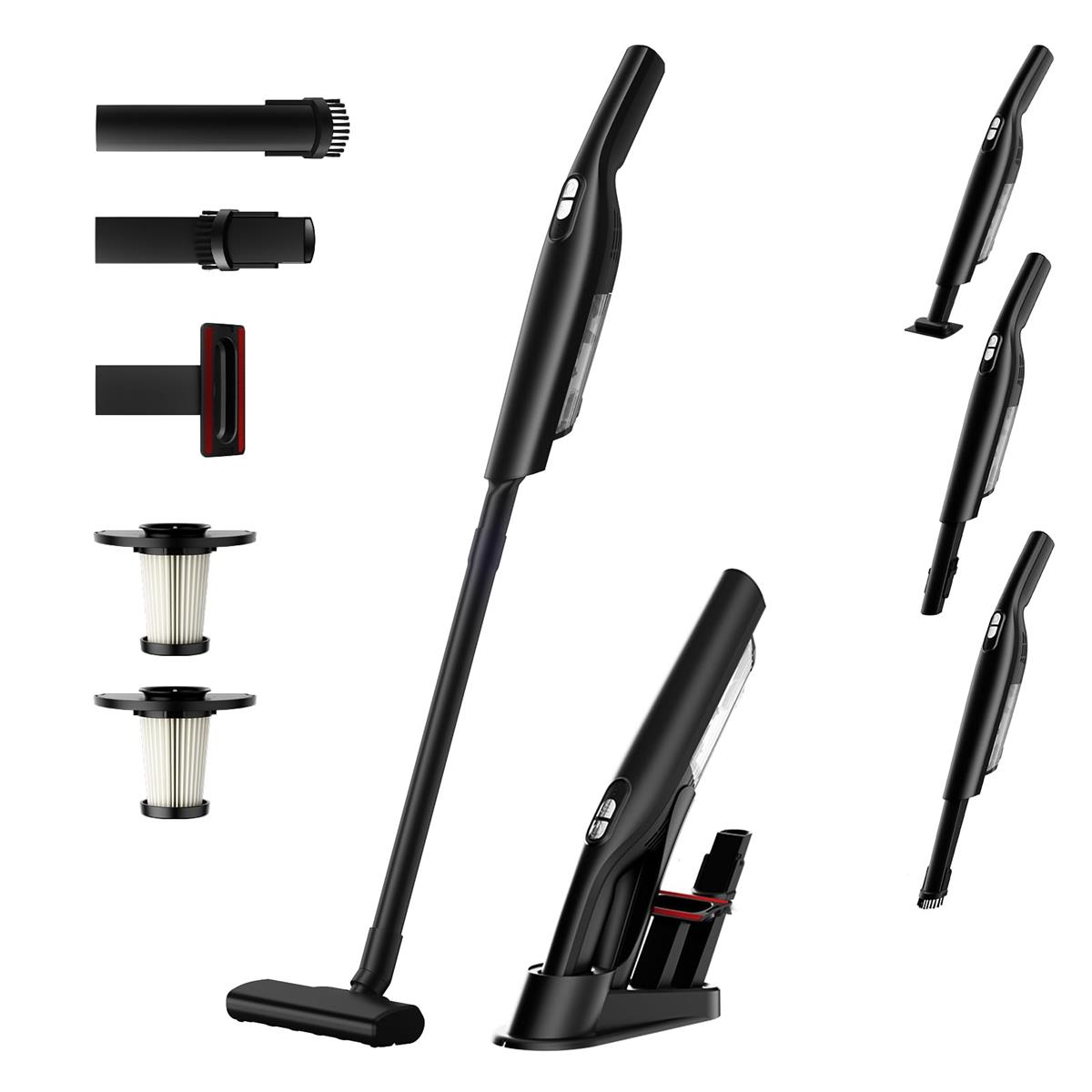 掃除機 コードレス 【2025新登場】25000pa超強力吸引 ハンディスティックク 超軽量 リーナー vacuum cl..