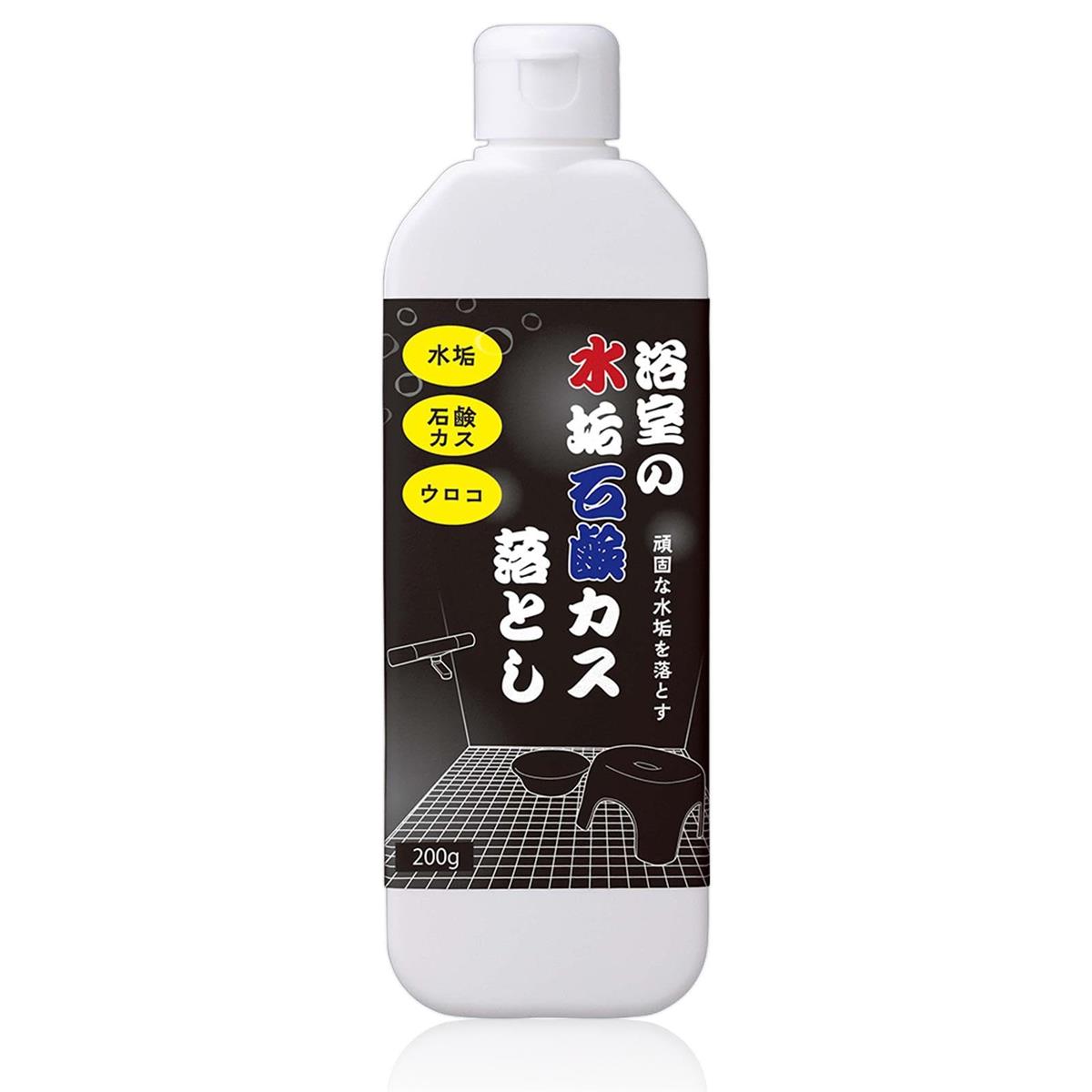 コモライフ 浴室の水垢石鹸カス落とし (200g) お風呂 掃除 洗剤 鏡 ウロコ落とし 頑固汚れ カラン 日本製