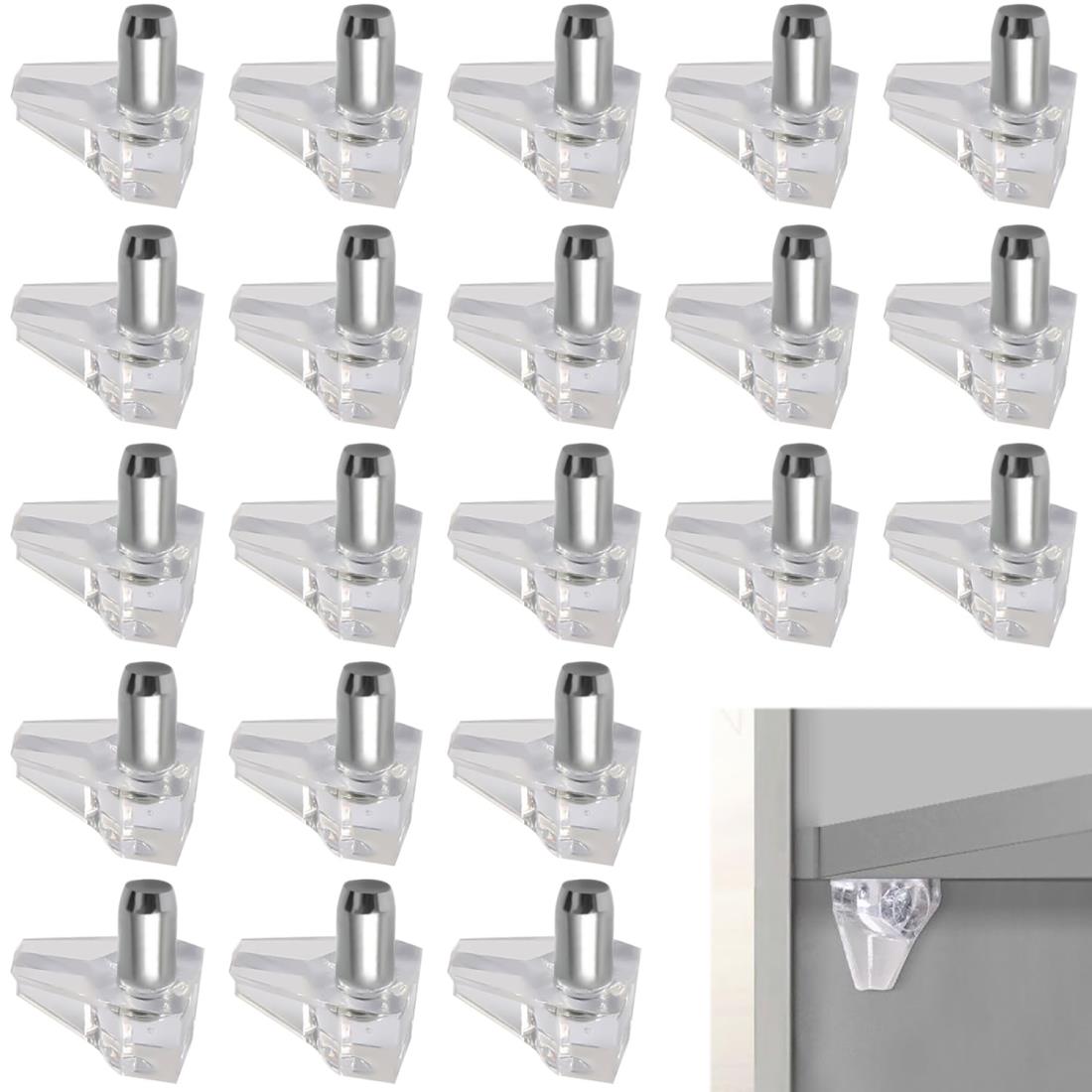 棚ダボ 差し込みタイプ【50個セット】棚受け ダボ ピン径5mm 棚受ダボ 差込みダボ棚受 家具固定用 シャ..