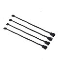 サムコス ファン 電源 ケーブル 用電源延長ケーブル 4ピン PWM 延長ケーブル コンピューター ATX 冷却ファン用 延長 ケーブル PC ケース マザーボ...