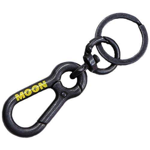 MOONEYES ムーンアイズ MOON W カラビナ キーホルダー MOON Double Carabiner key Holder ブラック MKR-133 BK MOONEYES ムーンアイズ MOON W カラビナ キーホルダー MOON Double Carabiner key Holder ブラック MKR-133 BK