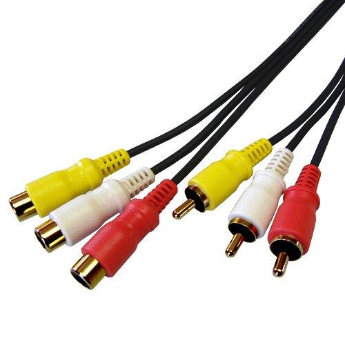 F-FACTORY AVĹ֥ 1.0m RCA/ԥץ饰3()-RCA/ԥ󥸥å3(᥹) VM-4027