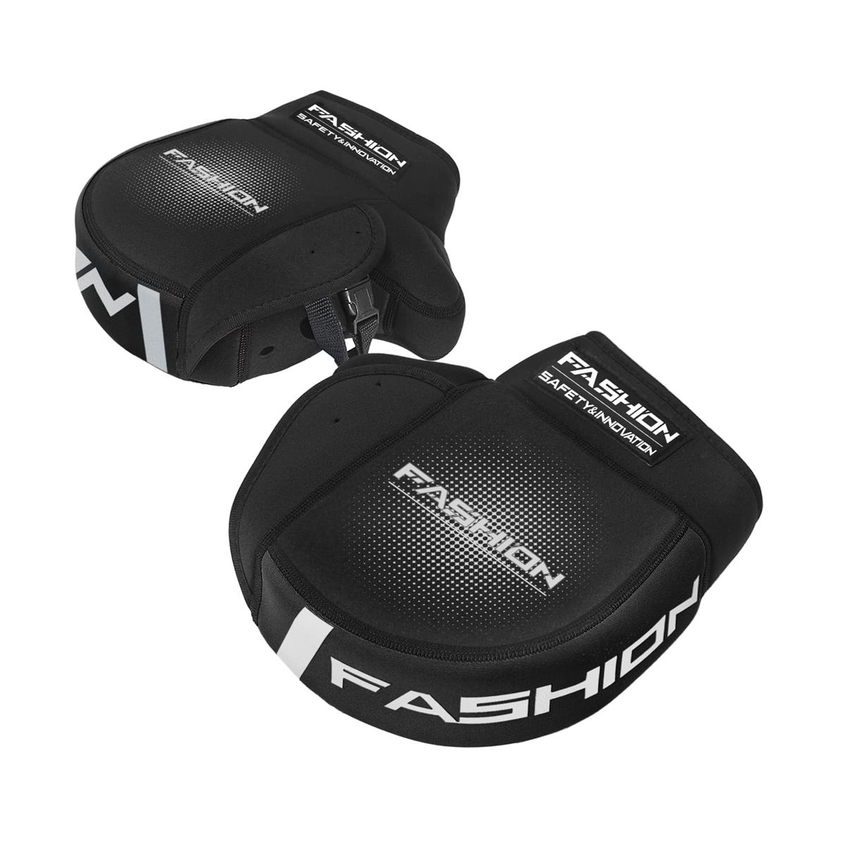 Homwarm バイク用ハンドルカバー ネオプレーン製 防水 防風 防水ハンドルカバー バックル固定 取付簡単..