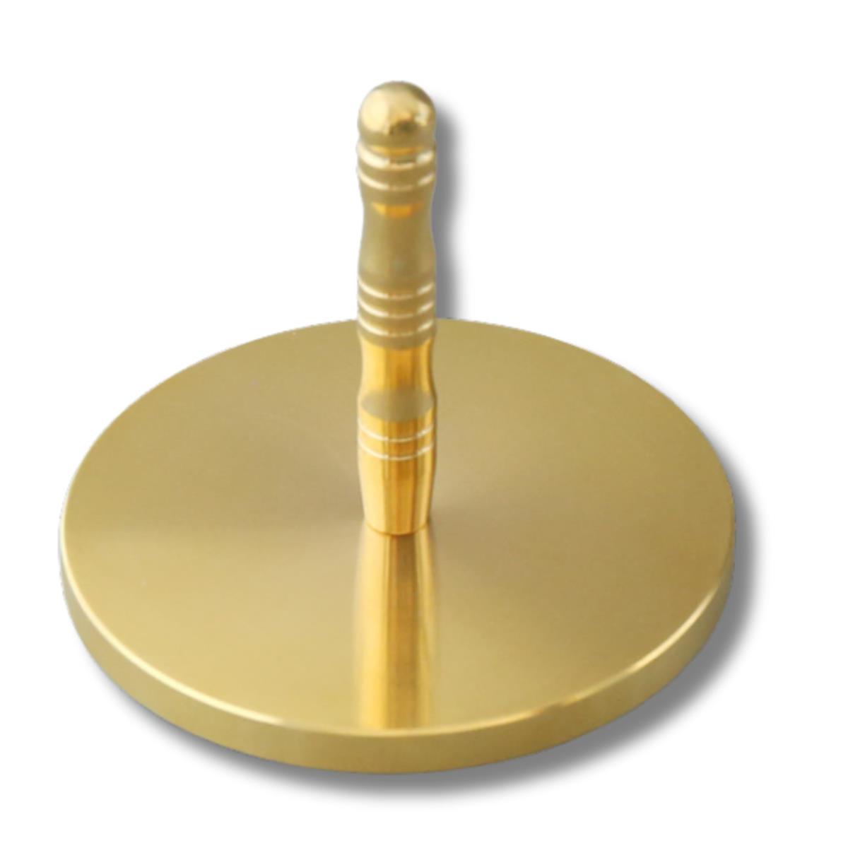 HYmish灰押さえ 灰ならし 灰押え 仏具 小さい 四角 模様 茶道具 香道具 直径6cm