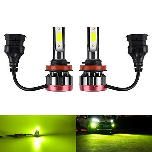 FUTWOD フォグランプ H8 H9 H11 H16 LED フォグ レモンイエ ロー 黄色 黄緑