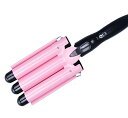 Baby Center 1号店 プロ仕様 Max210℃ セ ラミックコーディング 3連バレルのウェーブアイロン ヘアアイロン (2段階 32mm)(2)