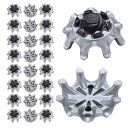 24個セット 交換用ゴルフシューズ スパ イク鋲 交換用ソフトスパ イク鋲 対応 スパ イク 滑り止め (24個ゴルフシューズスパ イク)