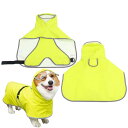 GIIPET-犬用レインコート 2WAYペット用レインコート 犬 猫 完全防水 速乾 犬ドッグカッパ ポンチョ 梅雨対策 透明帽子付き 着脱簡単 防水 防雪 防...