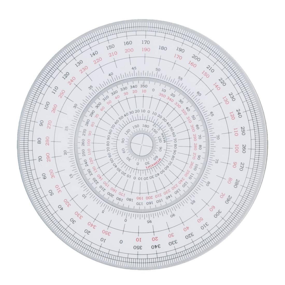 takeda/タケダコーポレーション 分度器 全円12CM 25-0300